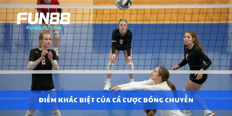 Điểm khác biệt của cá cược bóng chuyền