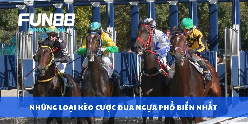 Những loại kèo cược đua ngựa phổ biến nhất